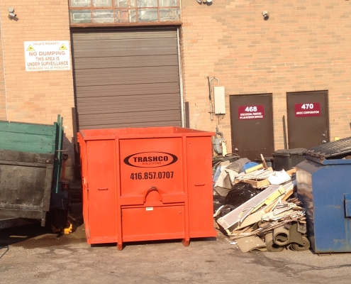 Trashco Solutions bins in action